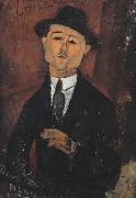 Amedeo Modigliani Portrait of paul Guillaume (mk39) oil painting reproduction